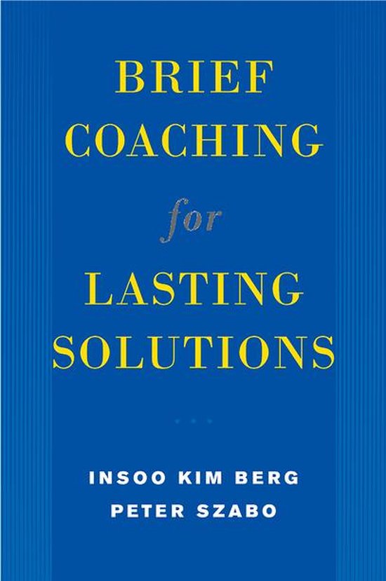 Brief Coaching for Lasting Solutions - cover