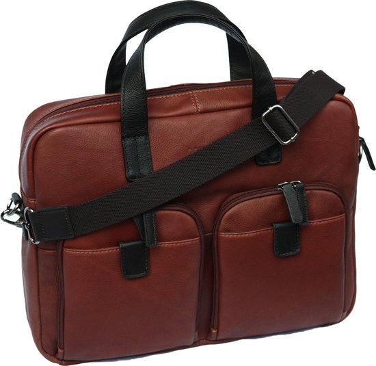 Cortez Colombian Leather Laptop Briefcase (87803)
