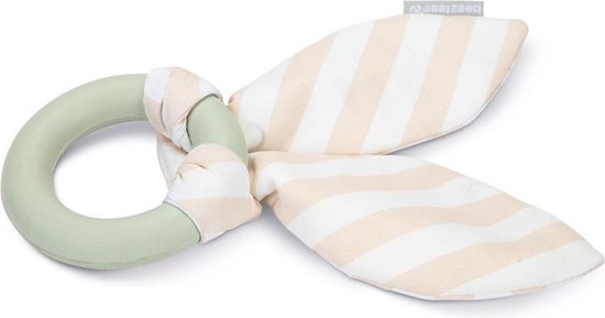 Beeztees Puppy Tjuwa Kauwring – Hondenspeelgoed – Grijs – 8,5 cm