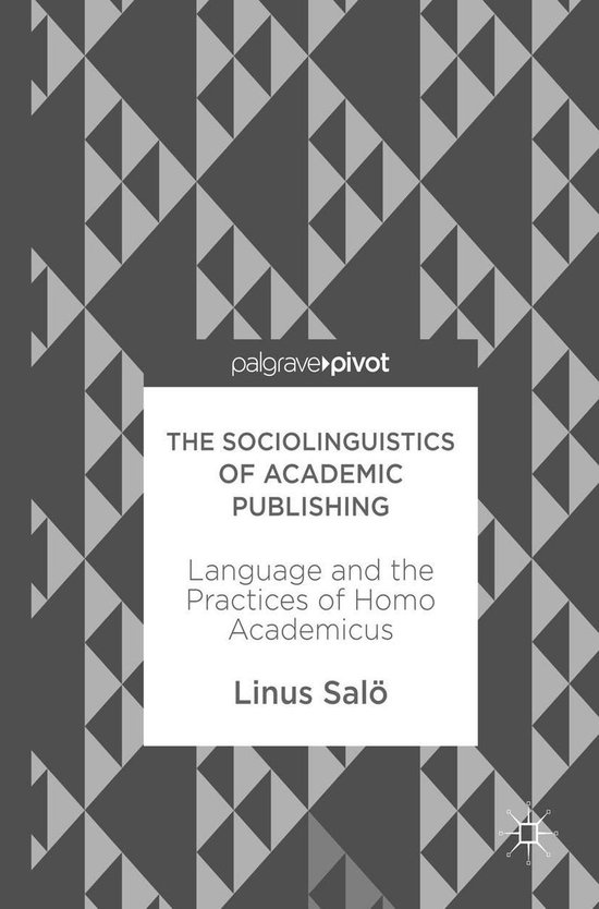 Social Sciences (R0) - The Sociolinguistics of Academic Publ ... - cover