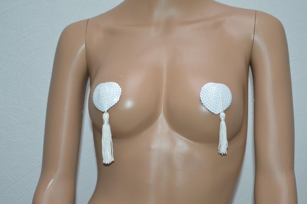 Goedkoopste Witte Hartvormige Tepelstickers Tepel PlakkerTepelkwastjes Nipple Sticker