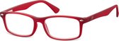 Montana Leesbril Unisex Rechthoekig Rood (mr83b) Sterkte +3.50