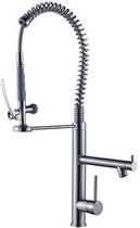 Excellent Wellness Keukenkraan model 17022-N, kleur geborsteld Nickel