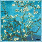 Emilie Scarves Cashmere sjaal  Van Gogh Amandelbloesem - Blauw