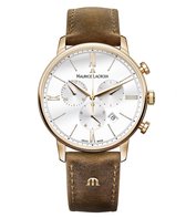 Maurice Lacroix EL1098-PVP01-113-1 horloge heren - bruin - edelstaal PVD rosé