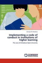 Implementing a Code of Conduct in Institutions of Higher Learning