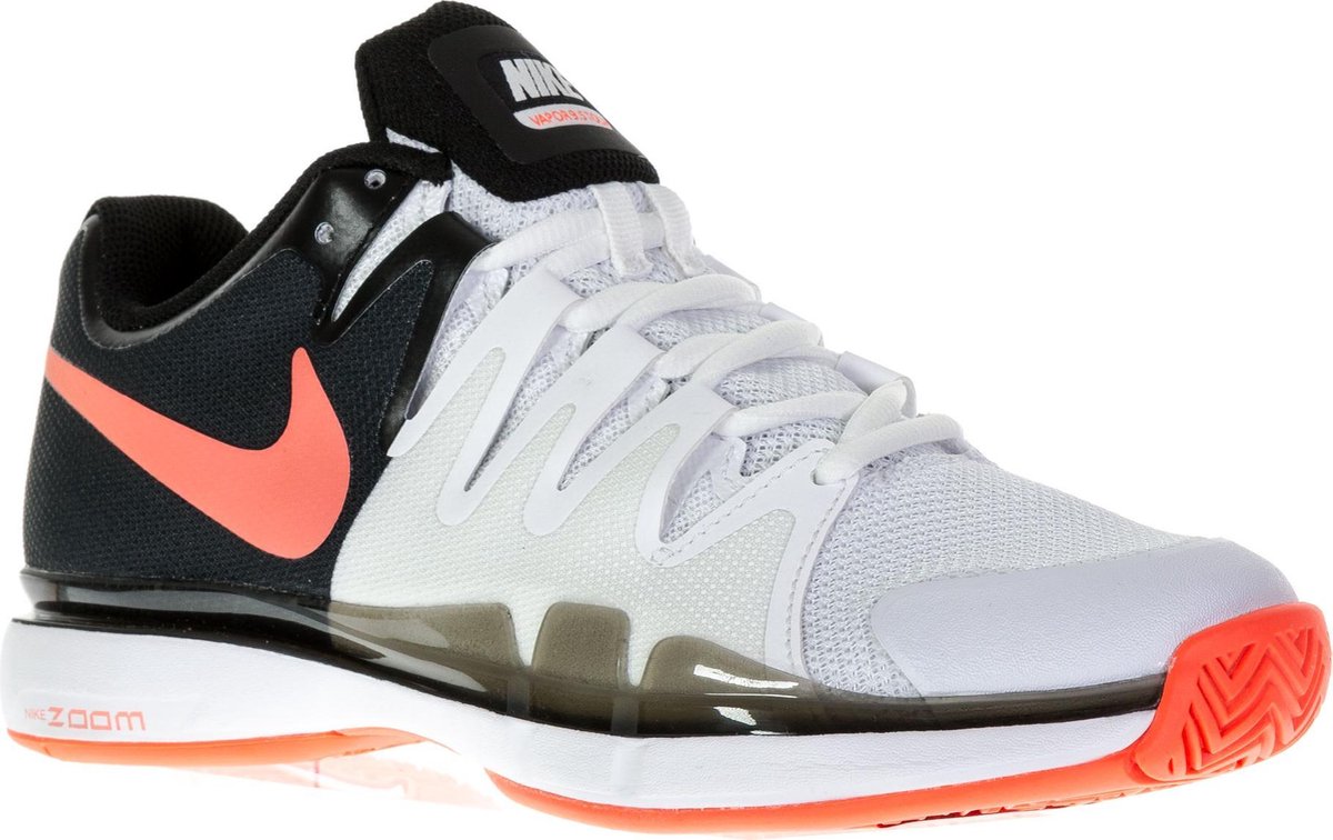 Nike Air Zoom Vapor 9.5 Tennisschoenen - Maat 38 - Vrouwen - wit/zwart/oranje  | bol.com
