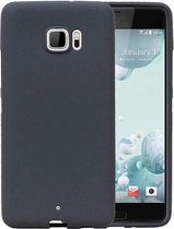 Sand Look TPU Backcover Case Hoesjes voor HTC U Ultra Grijs