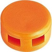 Kunststof loodjes, voor stempelen zonder gravering, oranje/rood, 1000/VE Ø 10 mm