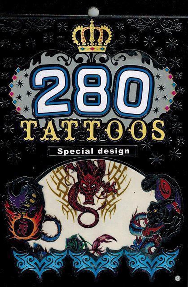 Buy 280 Temporary Tattoos - M1 Style Online Russia | Ubuy