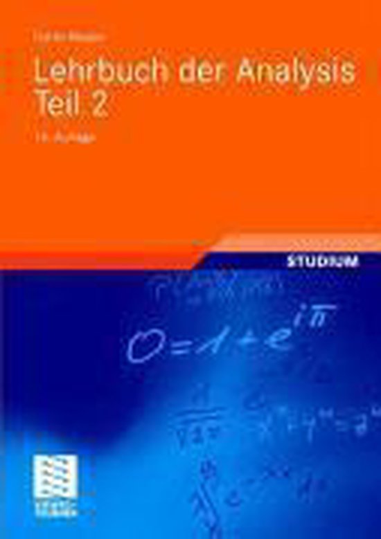 Lehrbuch der Analysis Teil 2 - cover