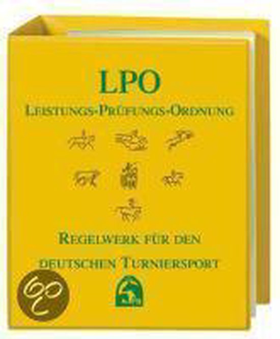Leistungs-Prüfungs-Ordnung. LPO 2008. Mit Ordner - cover