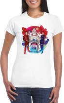 Wit Toppers in concert 2019 officieel t-shirt dames - Officiele Toppers in concert merchandise XS