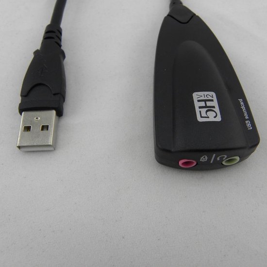 Externe geluidskaart Audio USB aansluiting Windows compatible