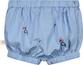 Smitten Organic - Tropisch Toekan Baggy Bloomer - Hortensia Blue - Maat 62