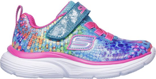 skechers Sneakers - Maat 26 - Meisjes - roze/groen/blauw | bol.com