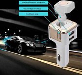 Oxygen bar in 1 - Aroma Diffuser- Ioniser en Bluetooth 4.0 uitneembare Headset - Multipoint - Dual USB - Roze Goud