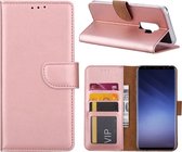 Xssive Hoesje voor Samsung Galaxy S9+ - Book Case - geschikt voor 3 pasjes - Rose Goud
