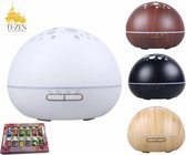GX-aroma diffuser Starry night (grote capaciteit)  Wit + 12 geurenset