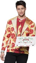 3 stuks: Fotorealistisch shirt - Pizza pepperoni - Medium