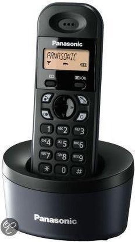 Panasonic KX-TGC313SPB Téléphone filaires ISDN Noir [Version Espagnole