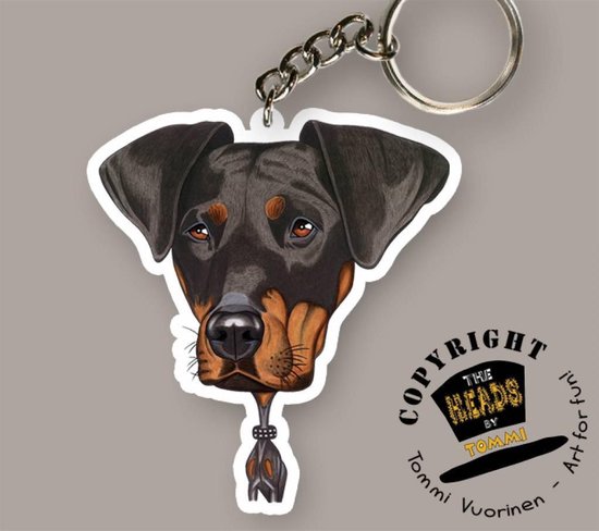 Sleutelhanger Hond Dobermann