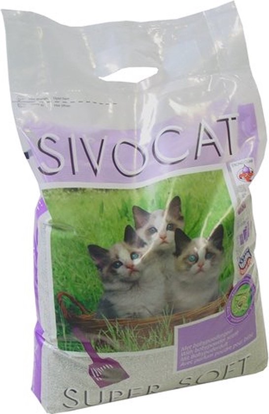 Litière Sivocat Super Soft pour chat - 12 l | bol.com