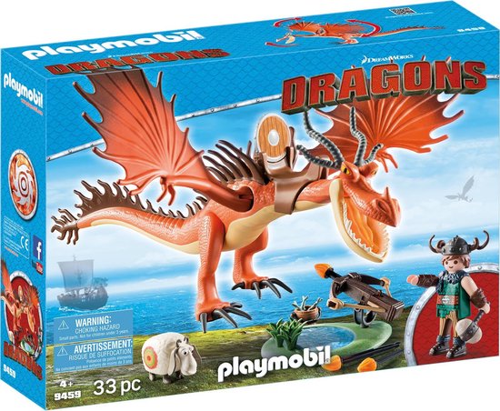 PLAYMOBIL Dragons Snotvlerk & 9459 | bol.com