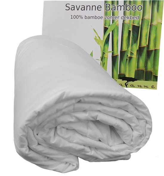 navigatie reguleren Catastrofe Savanne Bamboo zomerdekbed (140 x 220 cm) | bol.com