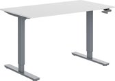 Ergonomische zit-sta bureau handgedraaid | 140x80 cm