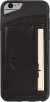 GALATA® Echte Lederen Slim-stand TPU back cover voor iPhone 6 / 6S PLUS zwart