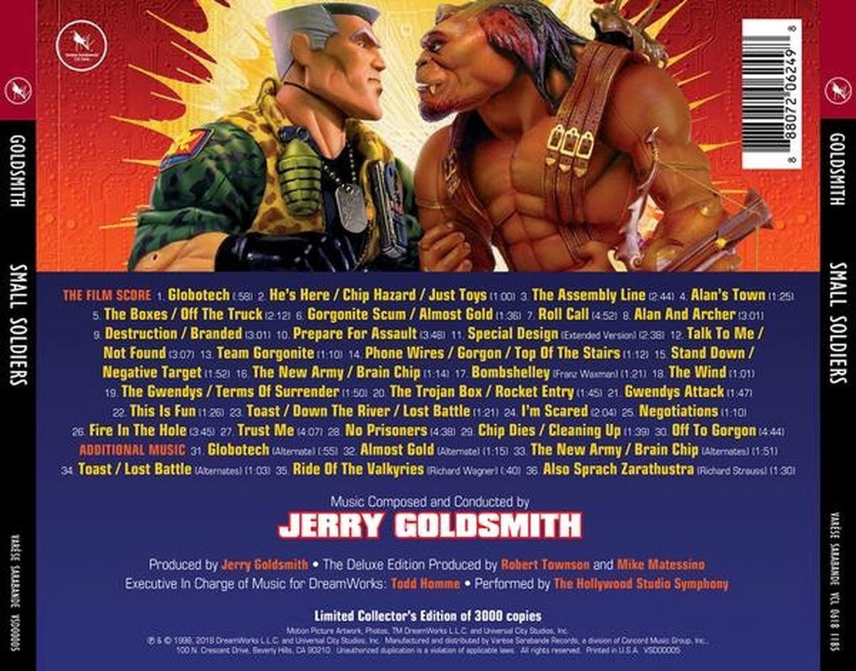 Varèse Sarabande Jerry Goldsmith - Small Soldiers: The Deluxe Edition