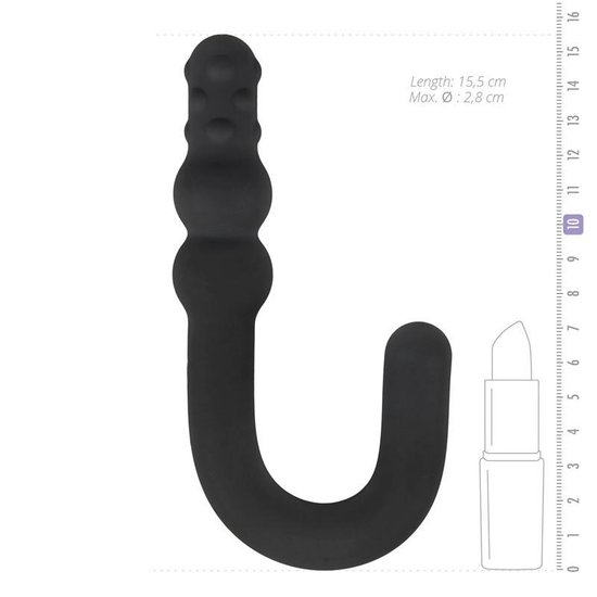 Dubbele Penetratie Dildo - Zwart