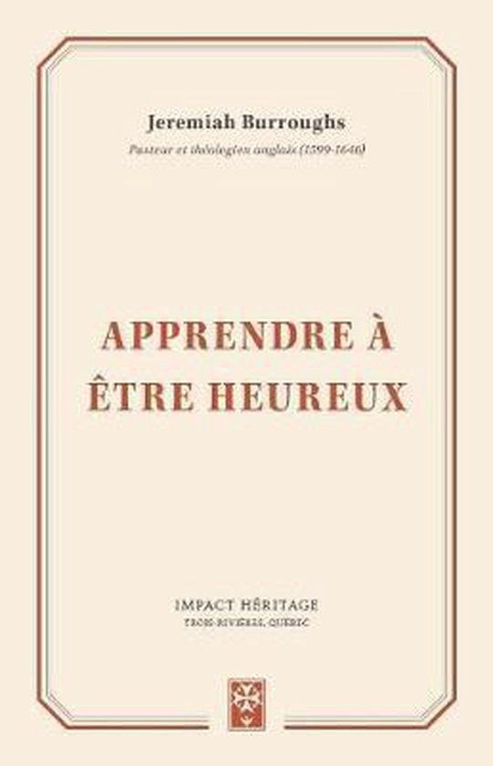 Apprendre a etre heureux (Learning to be Happy)