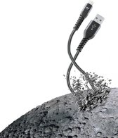 Cellularline - Usb kabel, kevlar Apple lightning 2m, zwart
