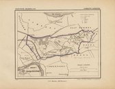Historische kaart, plattegrond van gemeente Kerkwijk in Gelderland uit 1867 door Kuyper van Kaartcadeau.com