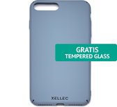 Xellec iPhone 7 Plus Hard Case 1mm - Grey - GRATIS Tempered Glass