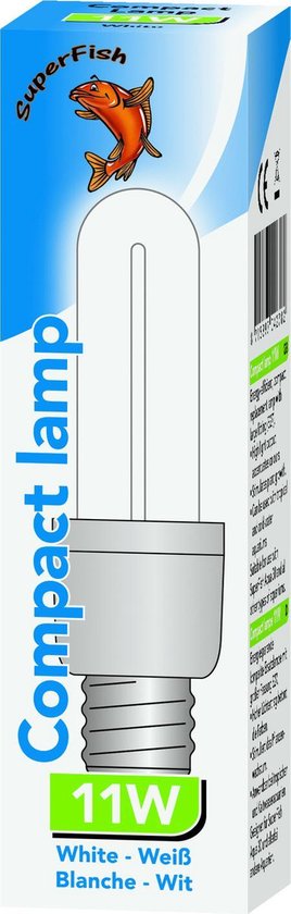 Woordenlijst energie specificatie SuperFish Compact Lamp - 11W - Wit | bol.com