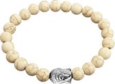 Fako Bijoux® - Buddha Armband - Classic - Crème