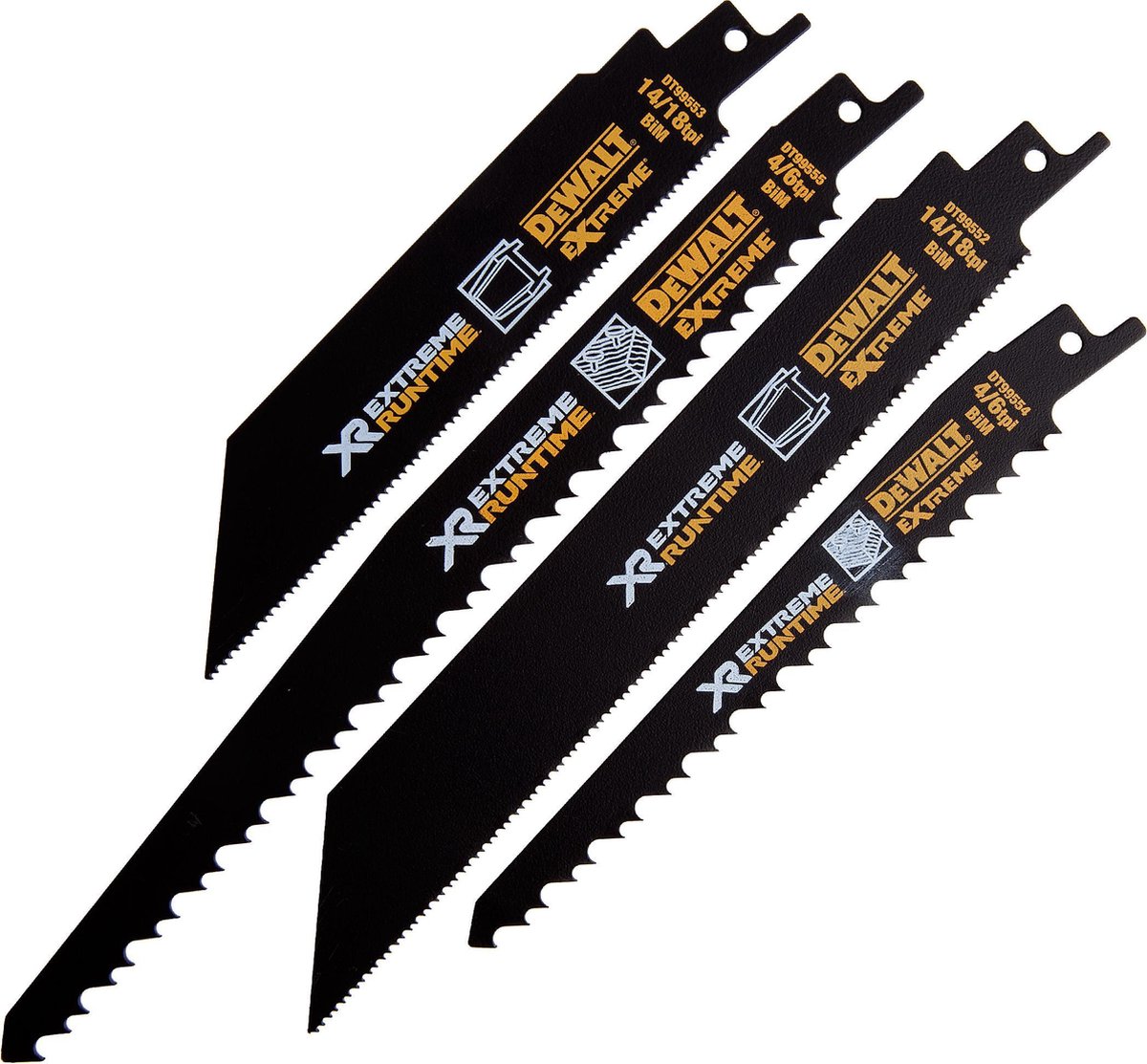 DEWALT Reciprozaagbladen set DT99551-QZ zaagbladenset thumbnail 2