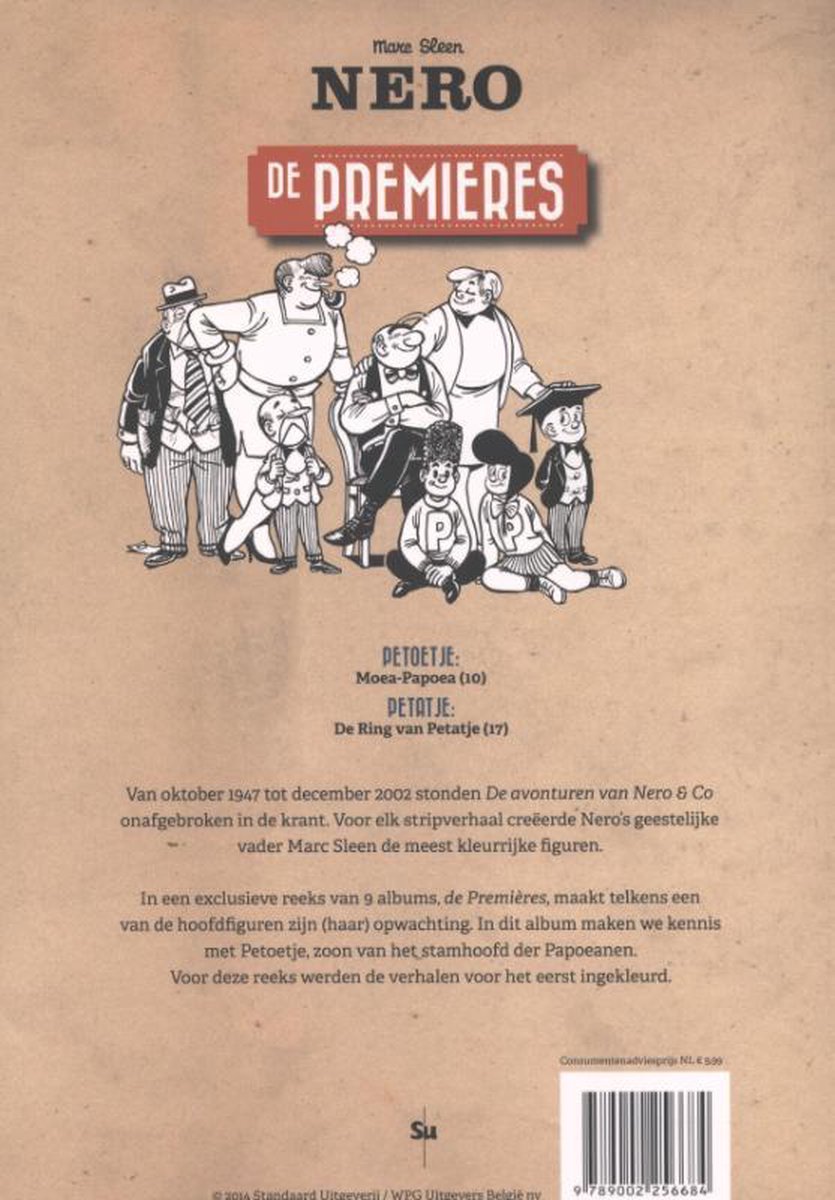 De avonturen van Nero: De Premieres 010 - Petoetje: Moea-Papoea - back cover