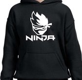 Hoodie sweater | gamer | ninja | maat 128 (7-8 jaar)