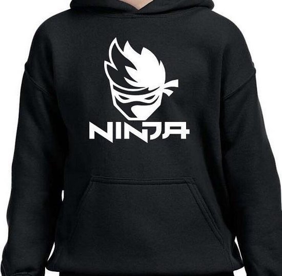 Hoodie sweater gamer ninja maat 128 7 8 jaar bol