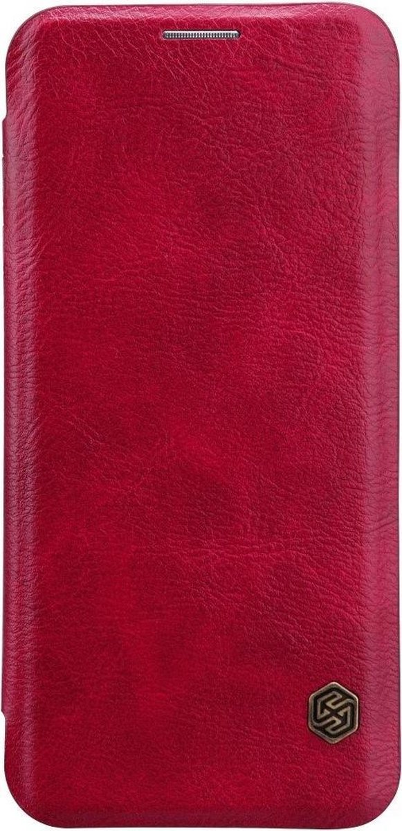 Nillkin - Samsung Galaxy S8 Plus Hoesje - Leather Case Qin Series Rood