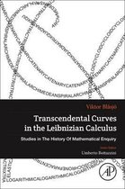Boek "Transcendental Curves in the Leibnizian Calculus" door Viktor Blåsjö met abstracte lijnen in tekst.