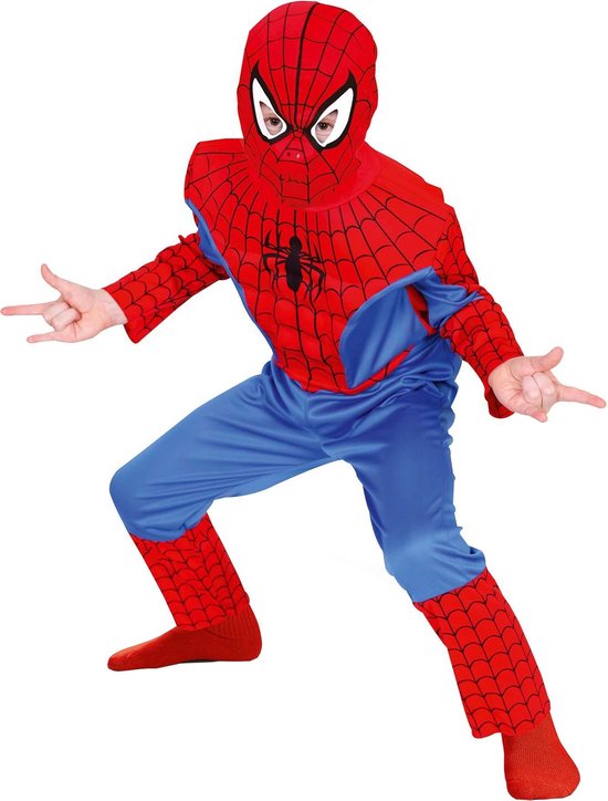 Spiderman pak voor kinderen - Kinderkostuums - 122/128" | bol.com