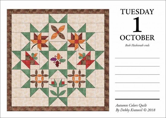 Quilten - Quilting Block & Pattern-a-Day Scheurkalender 2019 - Debby Kratovil