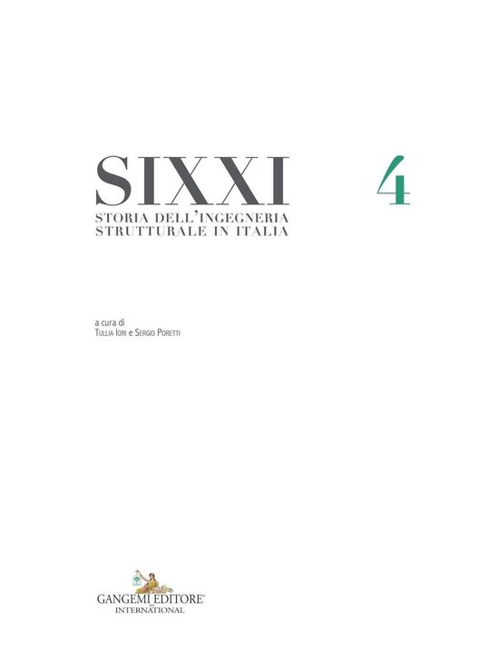 Storia dell'ingegneria strutturale in Italia – SIXXI 4 - cover