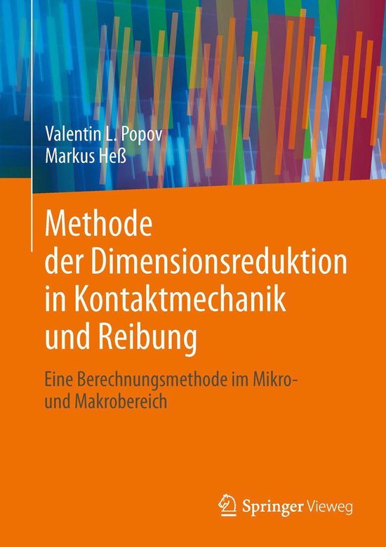 Methode der Dimensionsreduktion in Kontaktmechanik und Reibu ... - cover
