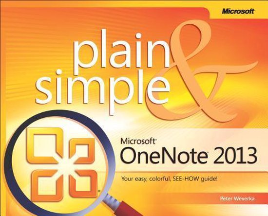 Microsoft Onenote 2013 Plain & Simple - cover